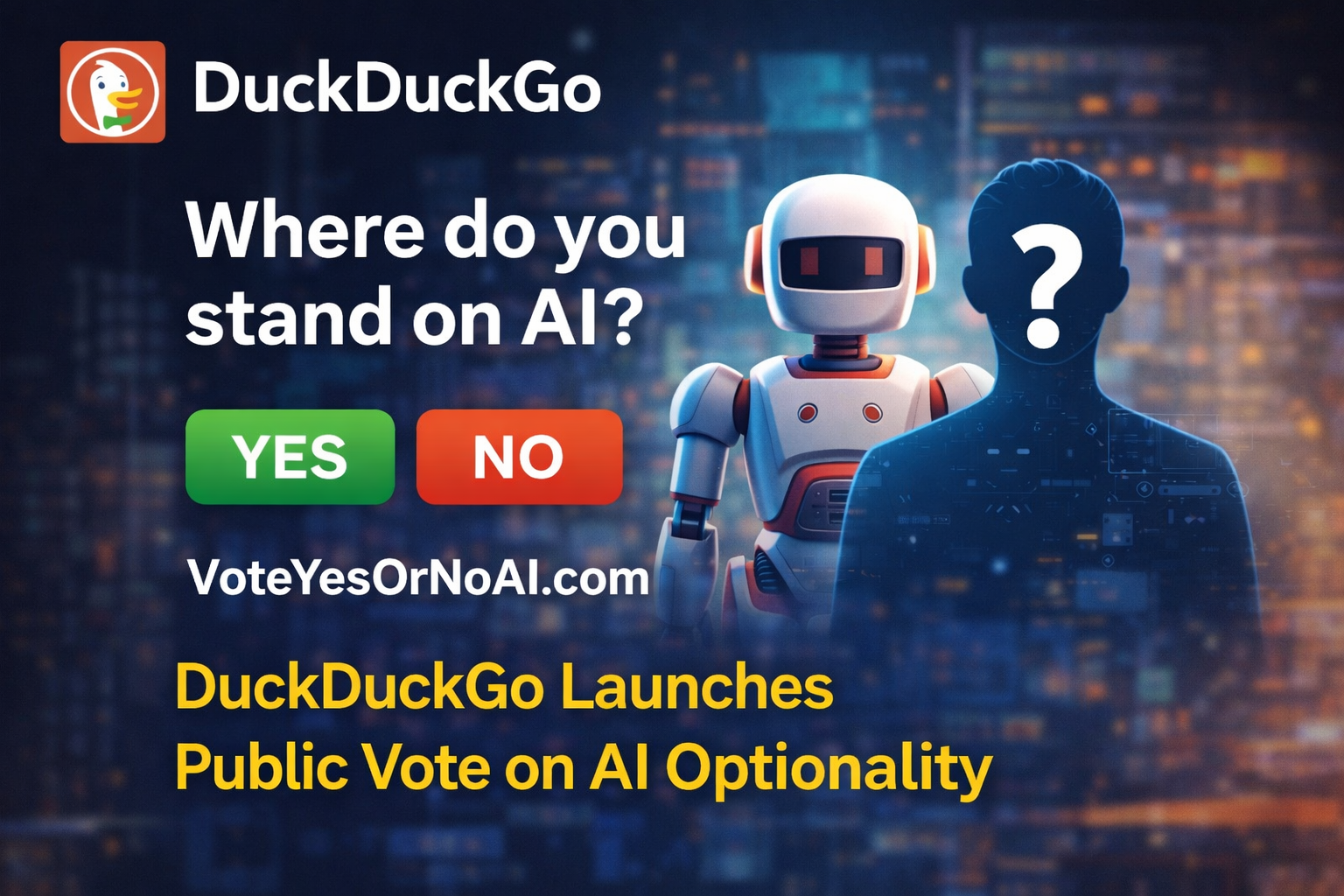 DuckDuckGo launches public vote on AI optionality
